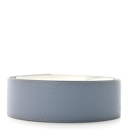 Hermes Epsom 42mm Belt Strap 95 38 Bleu Lin White 2 of 6