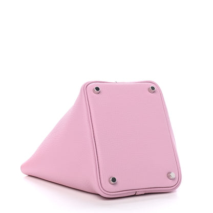 Hermes Taurillon Clemence Picotin Lock 18 PM Mauve Sylvestre 4 of 9