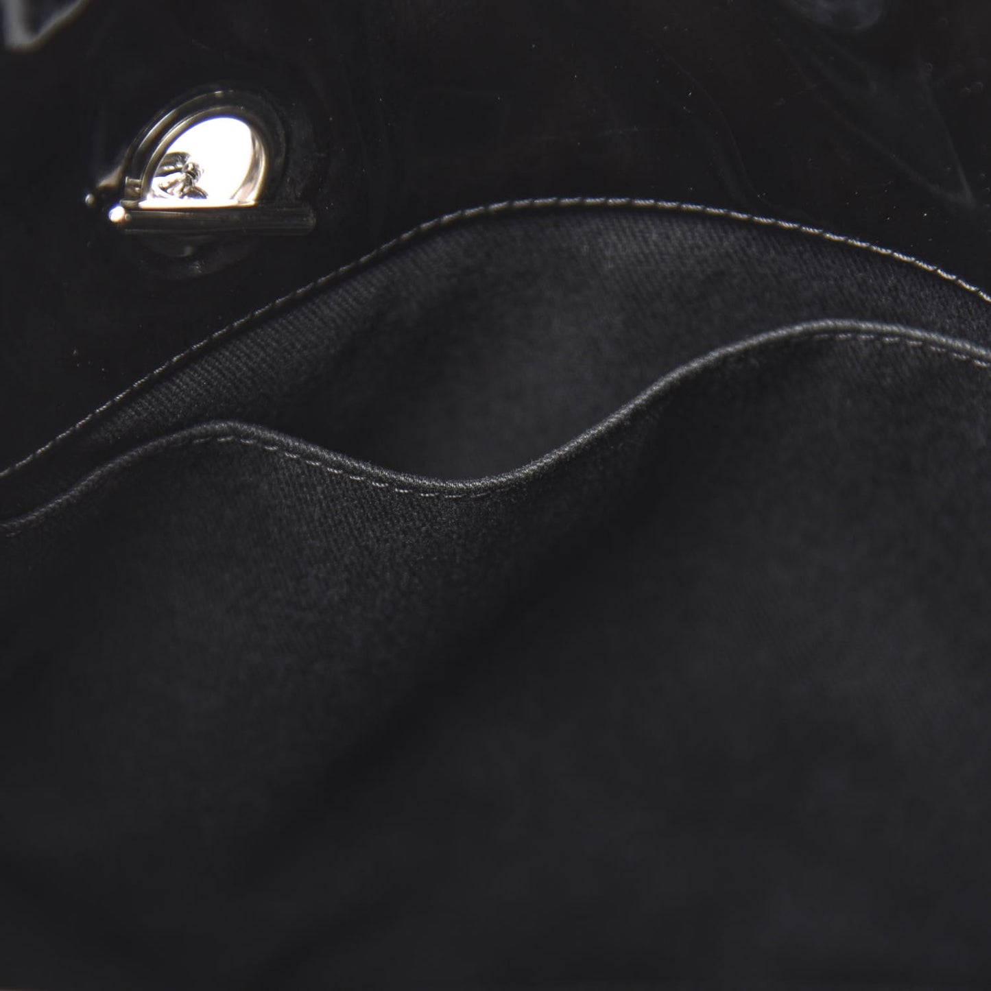 Vinyl Quilted In The Business North South Tote Black