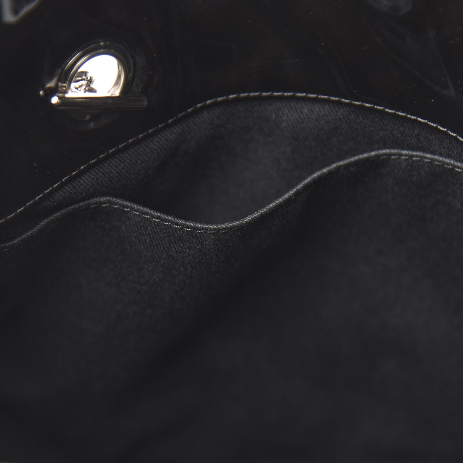 Chanel Vinyl Quilted In The Business North South Tote Black 13 of 16