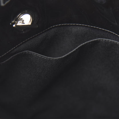 Chanel Vinyl Quilted In The Business North South Tote Black 13 of 16