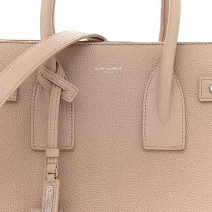 Saint Laurent Grained Calfskin Small Supple Sac De Jour Light Natural 9 of 15