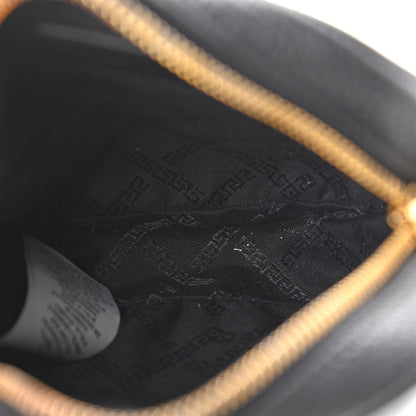 Versace Grained Calfskin Small Medusa Messenger Bag Black 4 of 10