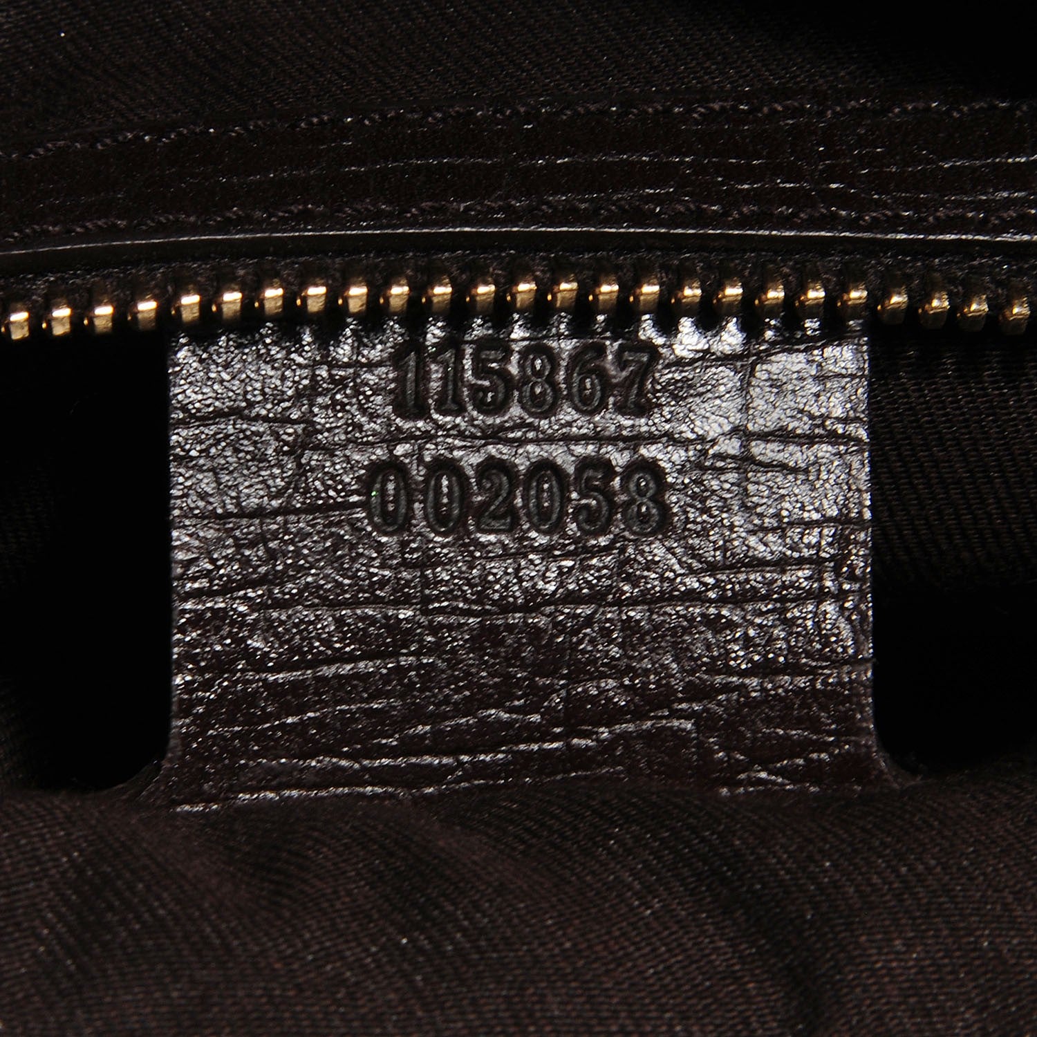 Gucci Monogram Medium Horsebit Chain Hobo Dark Brown 7 of 9
