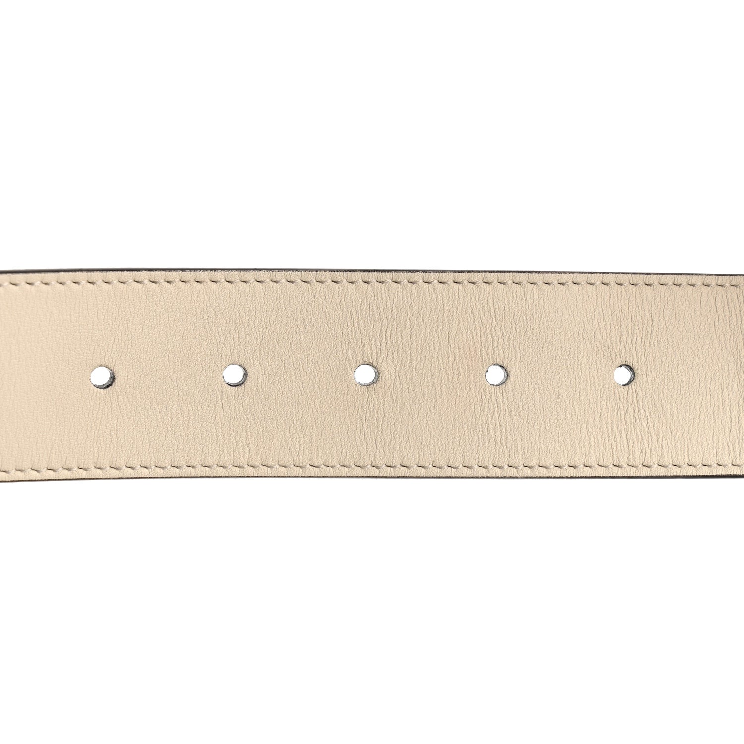 Gucci Calfskin Double G 40mm Belt 85 34 Mystic White 3 of 5