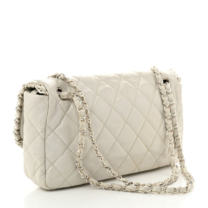 Chanel Calfskin Quilted Medium Chain Me Flap White 2 of 10