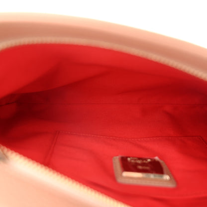 Christian Louboutin Calfskin Studded Loubiposh Clutch Nude 5 of 10