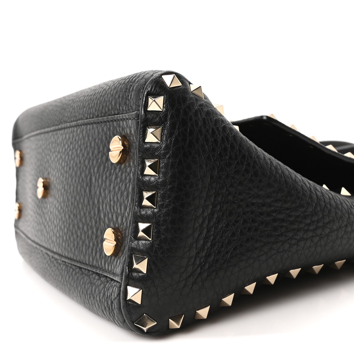 Valentino Garavani Pebbled Calfskin Messenger Bag Black 9 of 9