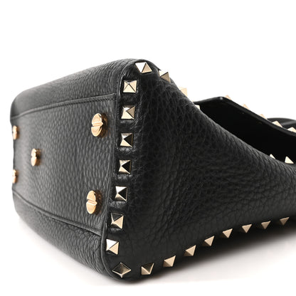 Valentino Garavani Pebbled Calfskin Messenger Bag Black 9 of 9
