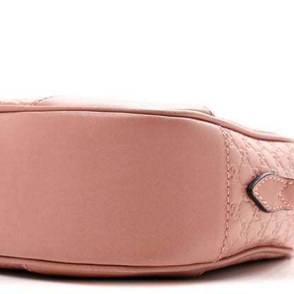 Gucci Soft Microguccissima Mini Bree Messenger Bag Soft Pink 9 of 10