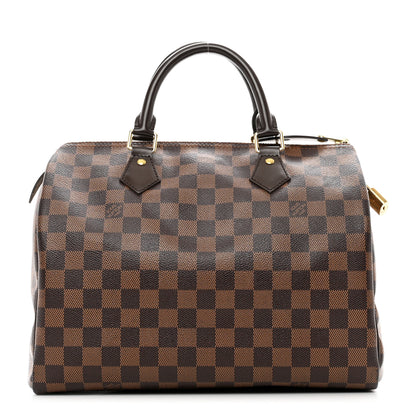 Louis Vuitton Damier Ebene Speedy 30 1 of 10