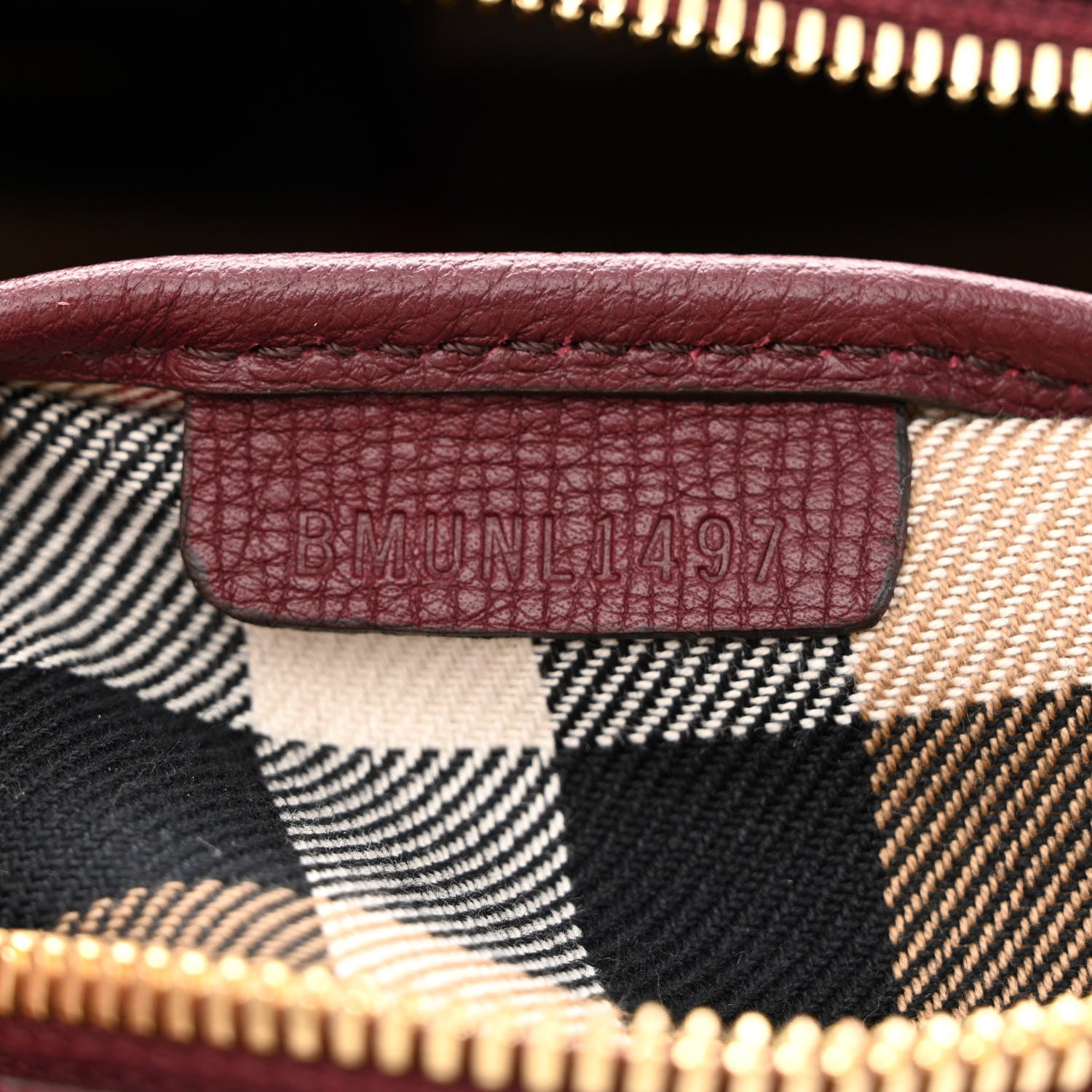 Burberry Derby Calfskin Medium Alchester Bowling Bag Mahogany Red 7 of 10