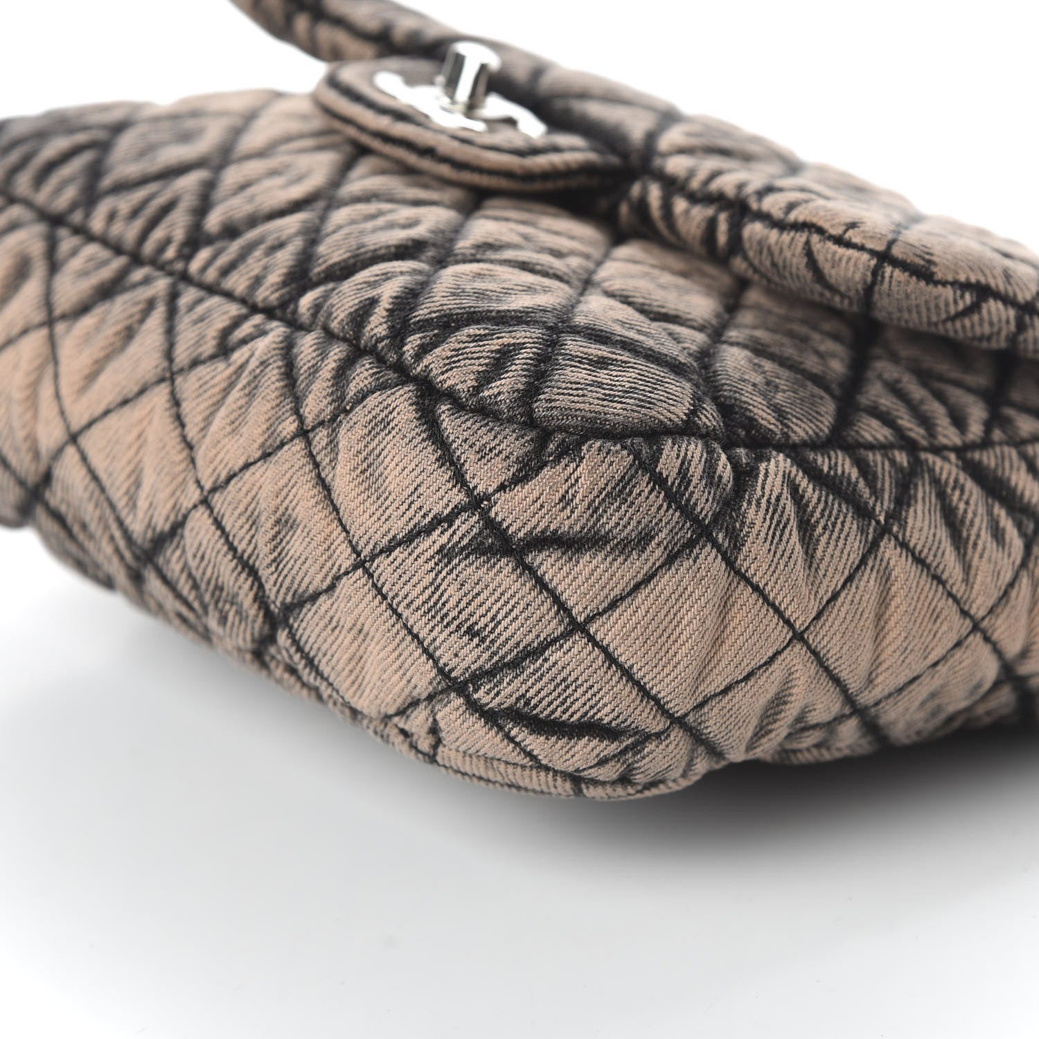 Chanel Washed Denim Quilted Small Denimpression Flap Rose Clair 7 of 11