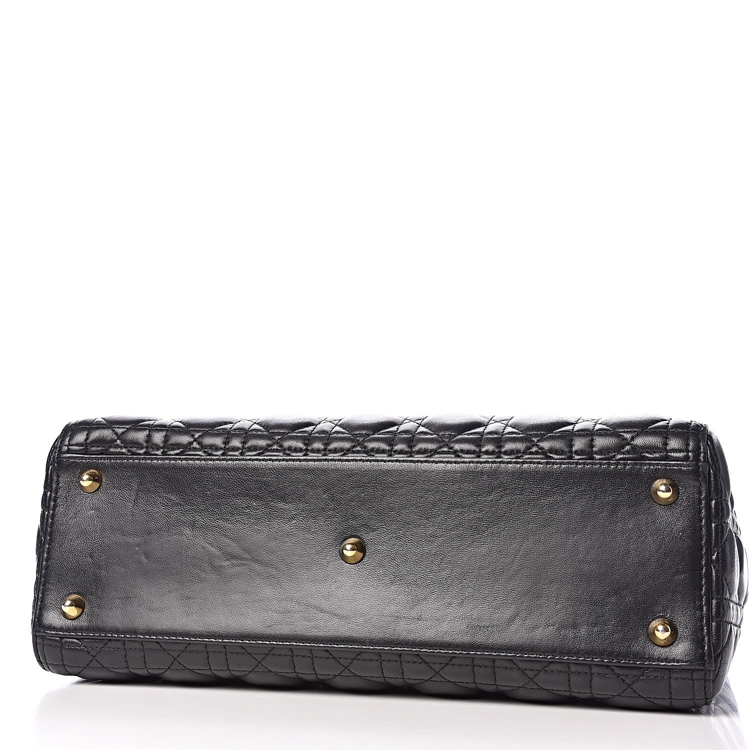 Christian Dior Lambskin Cannage Large Lady Dior Black 11 of 17