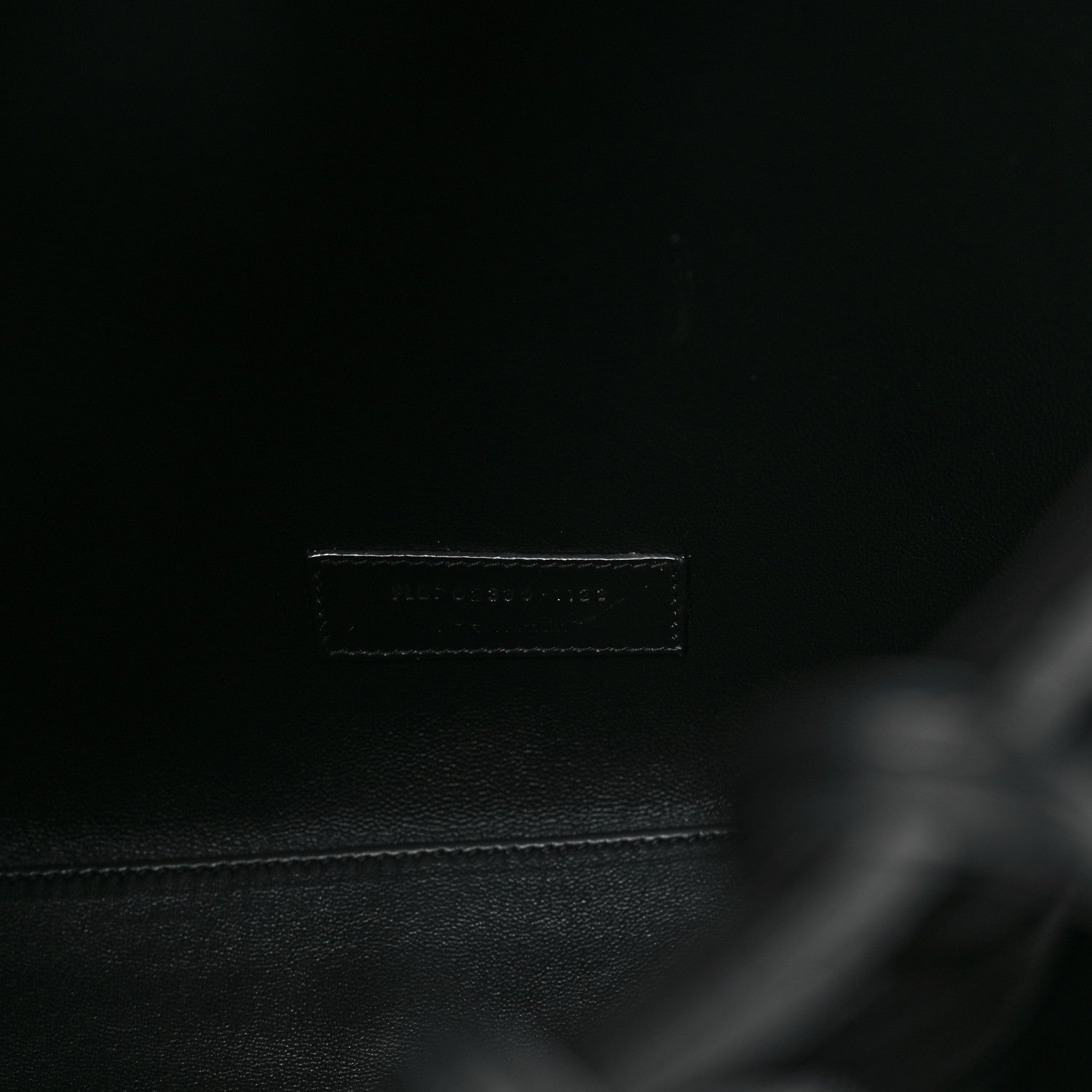 Saint Laurent Patent Calfskin Mini Rendez-Vous Hobo Black Black 8 of 12