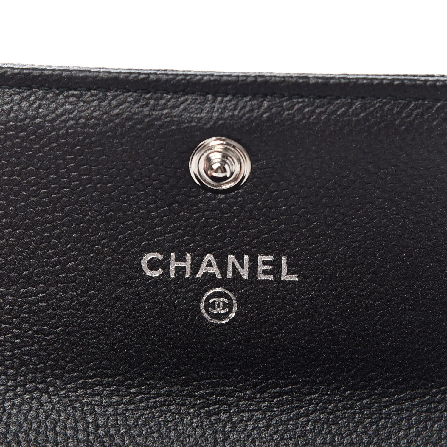 Chanel Caviar Quilted Boy Flap Card Holder So Black 6 of 8