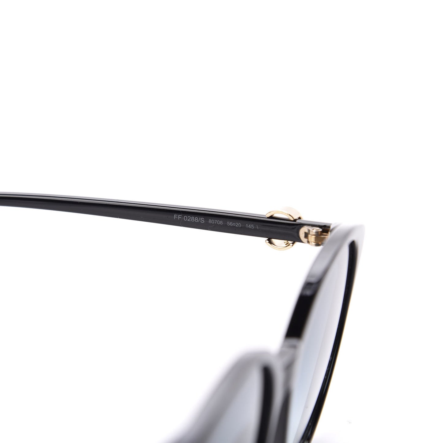 Acetate F is Fendi Sunglasses FF 0288/S Black
