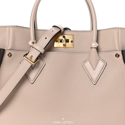 Louis Vuitton Calfskin Monogram On My Side Greige 7 of 9