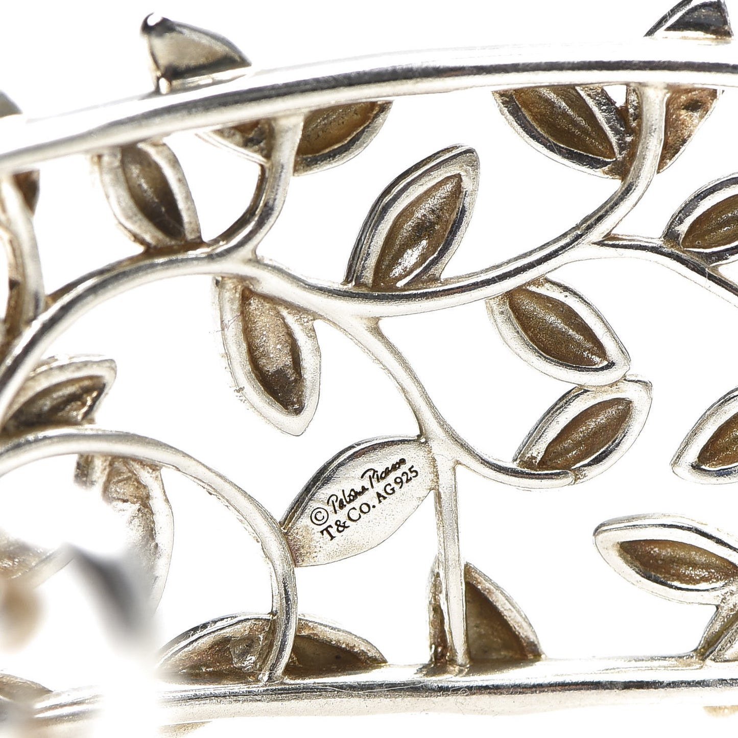 Sterling Silver Paloma Picasso Olive Leaf Cuff Bracelet