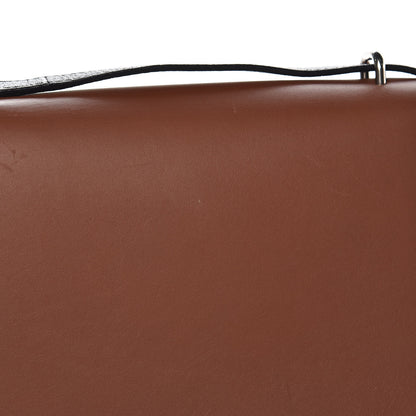 Burberry Calfskin Small D-Ring Bag Tan Black 10 of 10