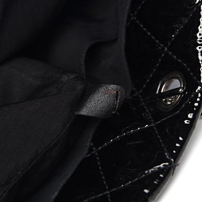 Chanel Patent Quilted Large Chic and Glitter Tote Black 7 of 12