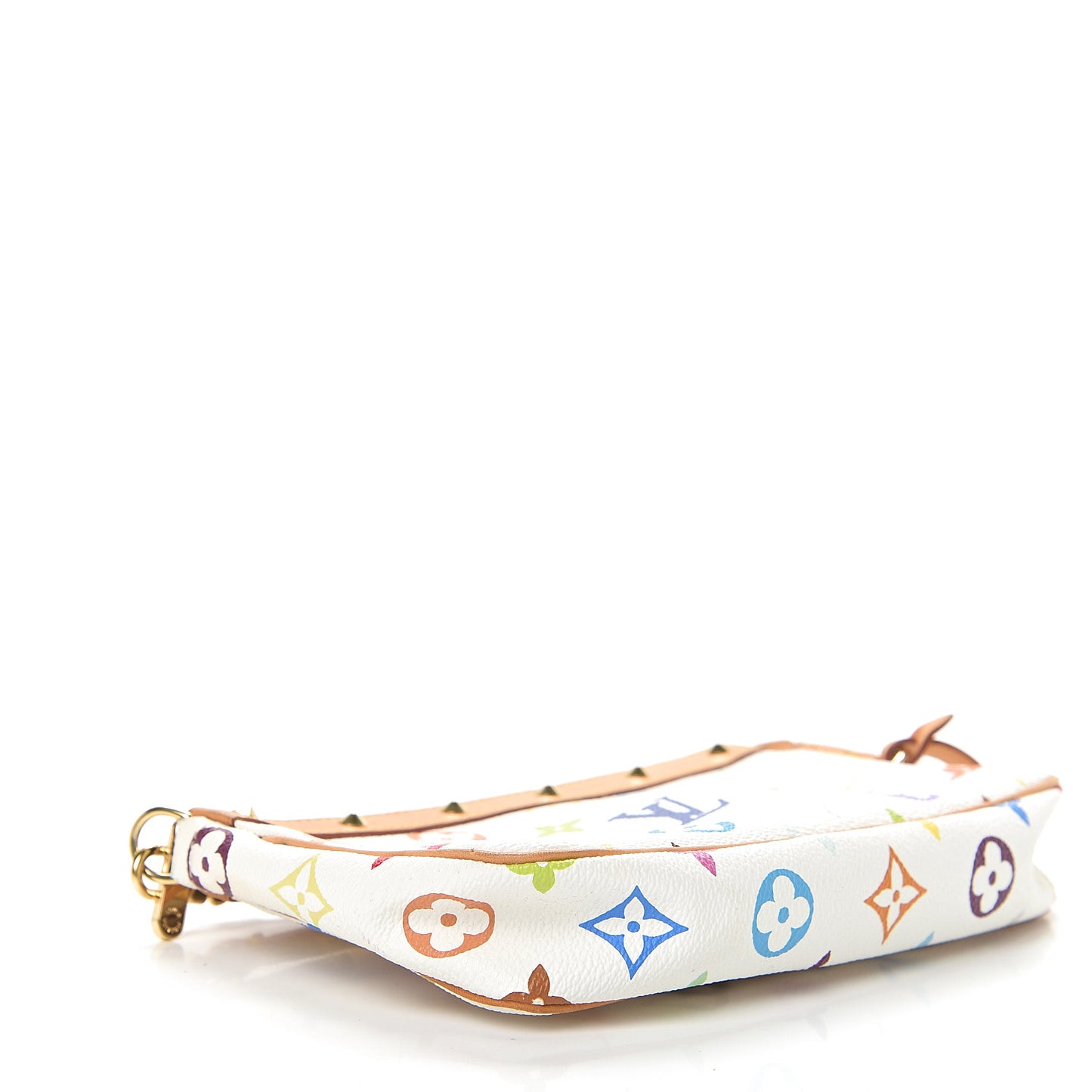 Monogram Multicolor Pochette Accessories White