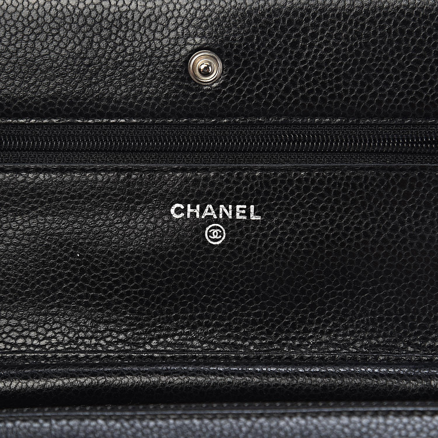 Chanel Caviar Quilted Wallet On Chain WOC Black 6 of 12
