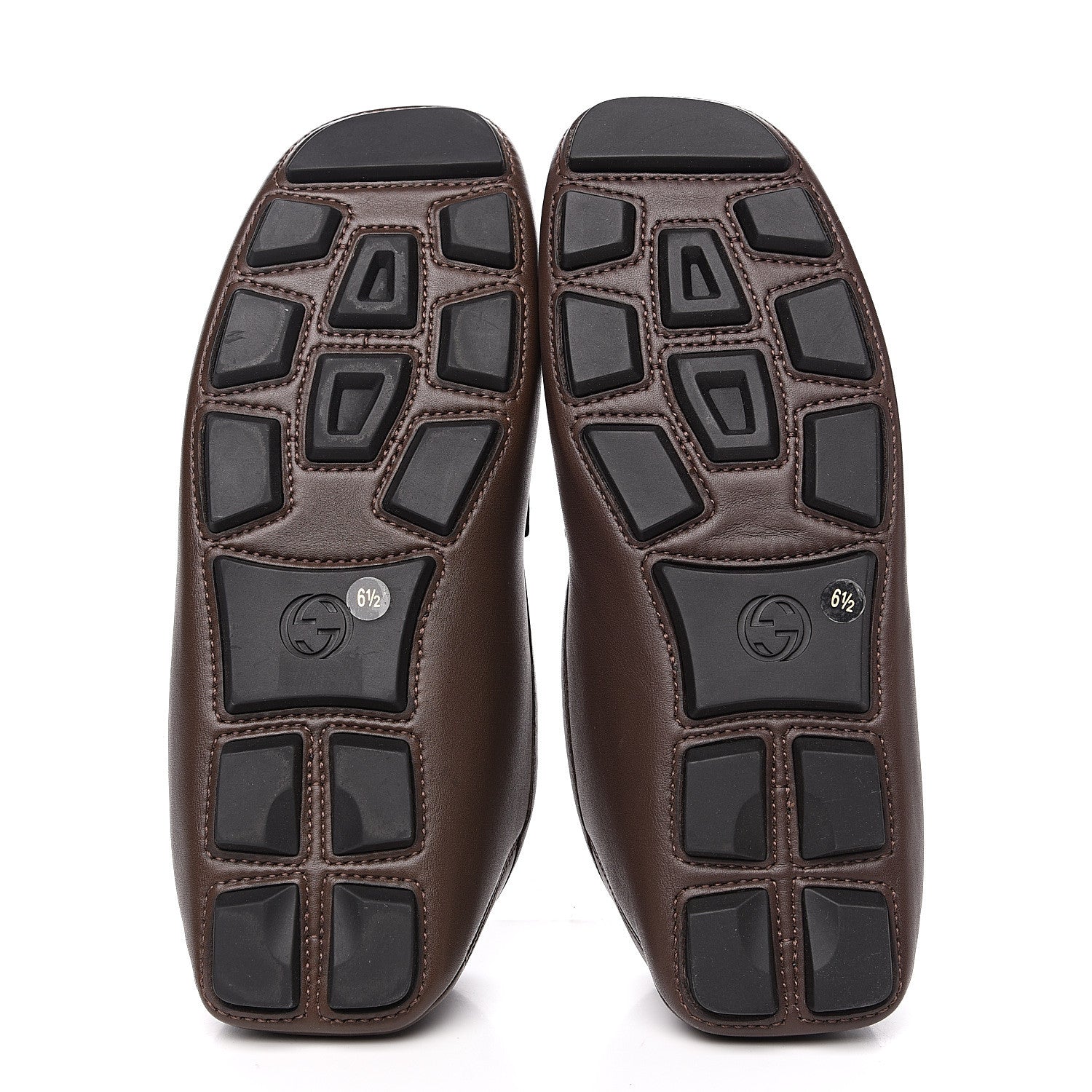 Gucci Nappa Mens Bee Driver Loafers 6.5 Cuir 8 of 10