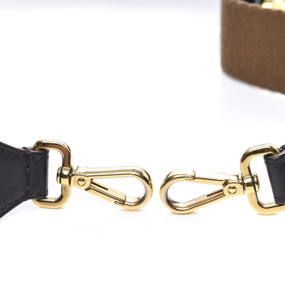 Fendi Ribbon Vitello Century FF 1974 Studded Strap You Fango Marrone Ebano 4 of 5