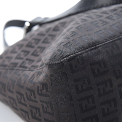 Fendi Zucchino Zip Tote Black 12 of 13