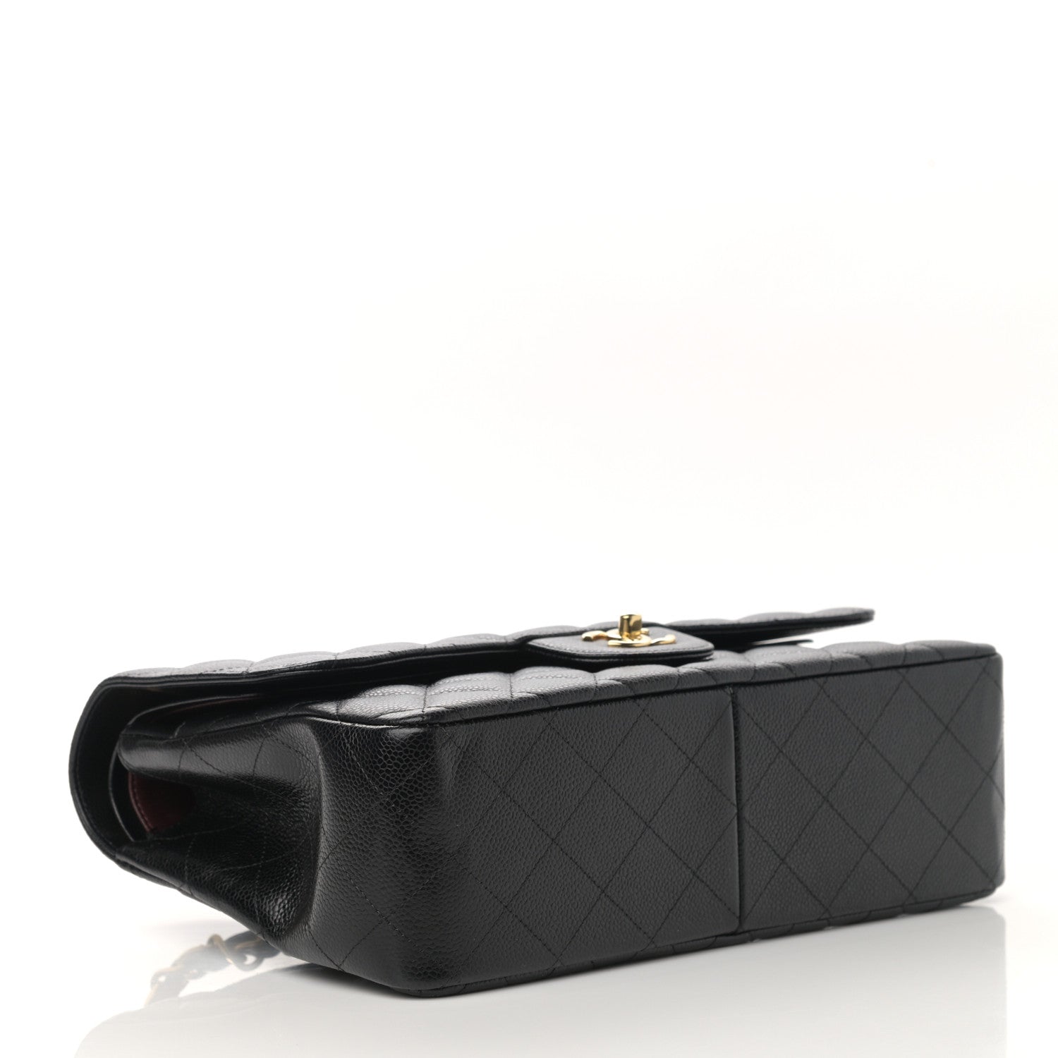 Chanel Caviar Quilted Jumbo Double Flap Black 3 of 13