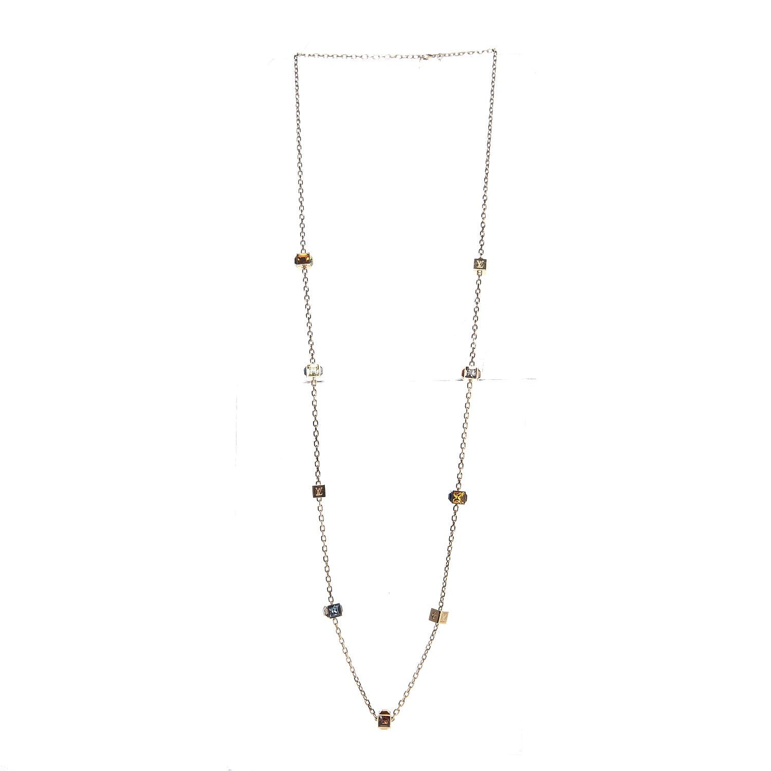 Louis Vuitton Swarovski Gamble Long Necklace Blush 1 of 7