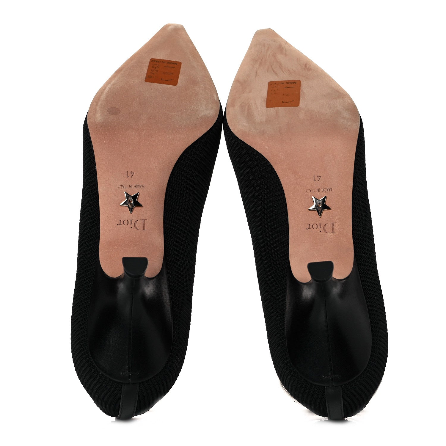 Christian Dior Technical Canvas J'Adior Ribbon Pumps 41 Black 6 of 9