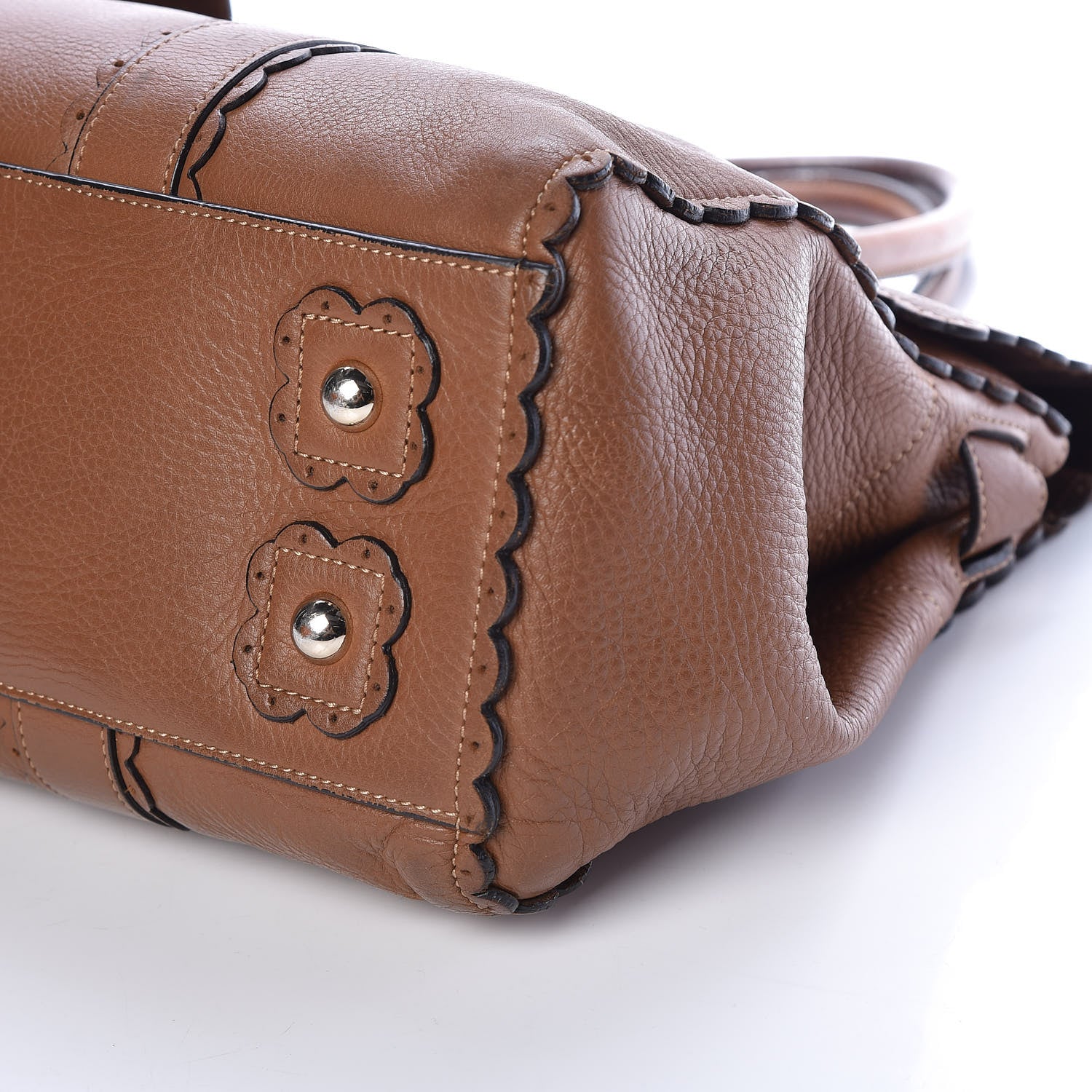 Mulberry Soft Matte Leather Cookie Bayswater Satchel Oak 10 of 10