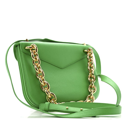 Bottega Veneta Calfskin Mount Envelope Bag Parakeet 3 of 16