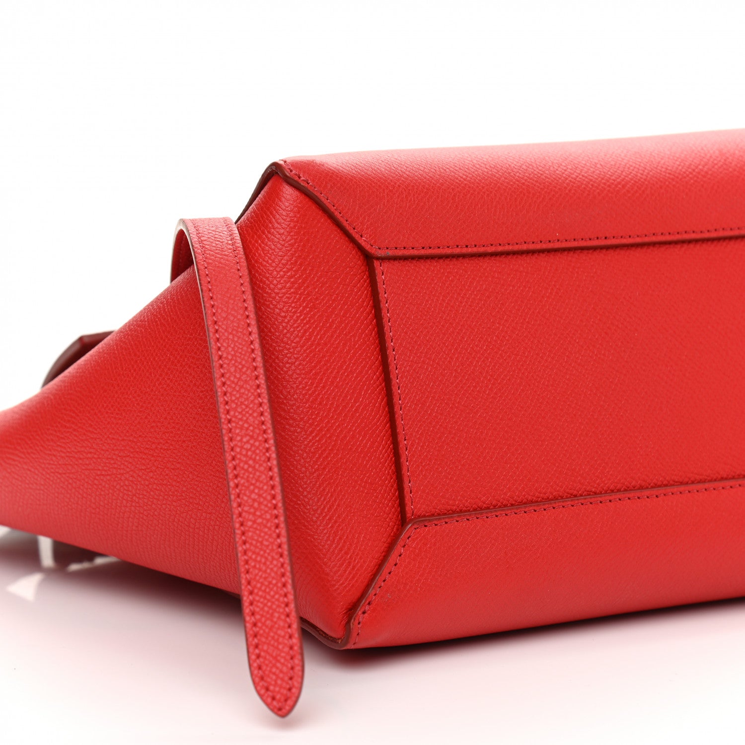 Celine Baby Grained Calfskin Micro Belt Bag Coquelicot 10 of 13