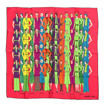 Hermes Silk Les Sportives Scarf 70 Fuchsia 1 of 5