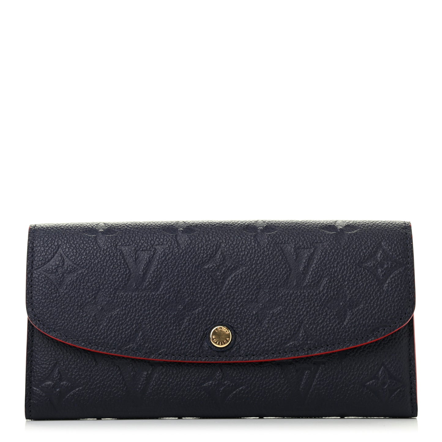 Empreinte Emilie Wallet Marine Rouge