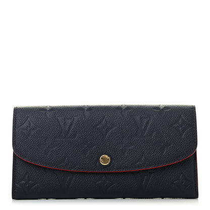 Louis Vuitton Empreinte Emilie Wallet Marine Rouge 1 of 6
