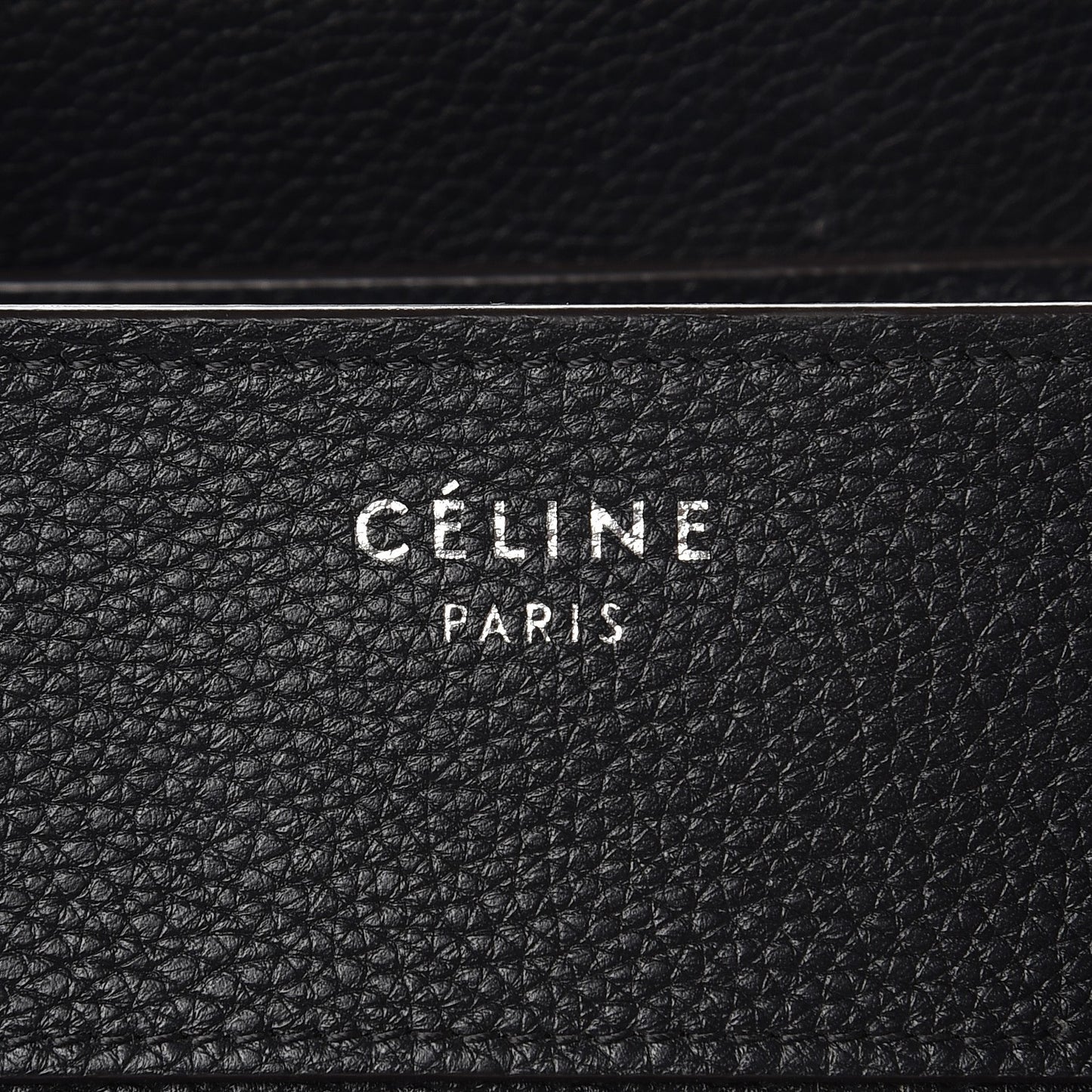 Drummed Calfskin Mini Luggage Black