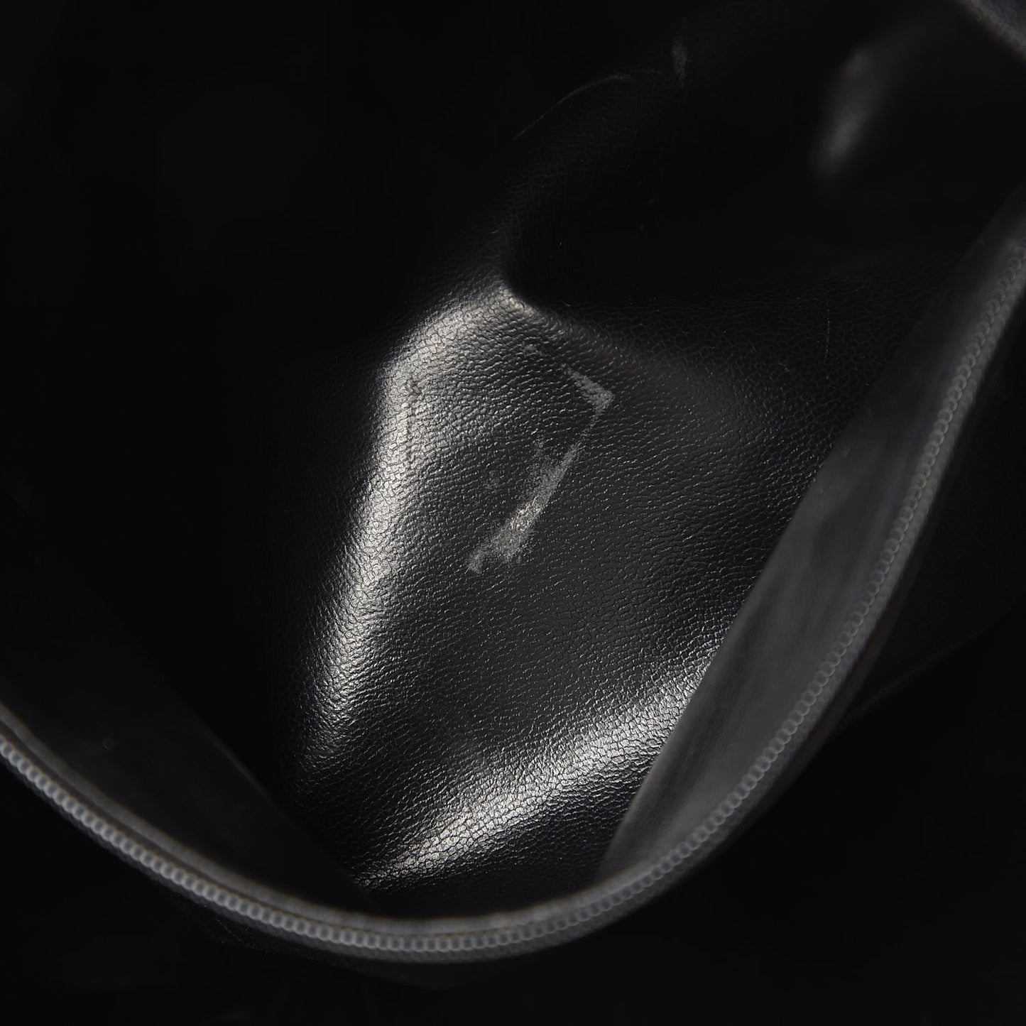 Caviar Large CC Shoulder Bag Black