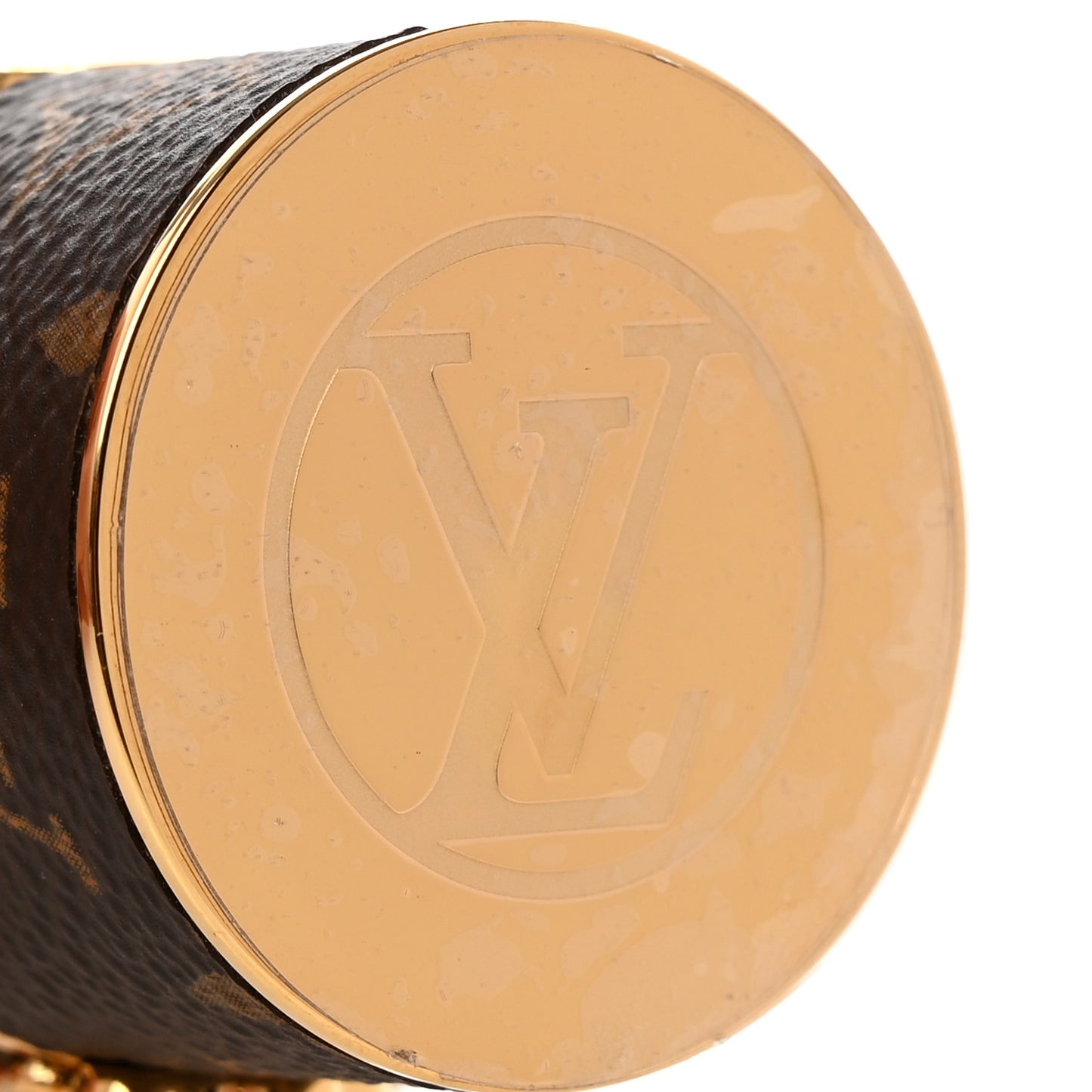 Monogram Chain Lipstick Case