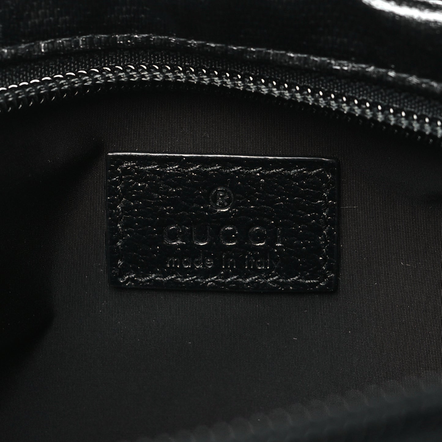 GG Crystal Monogram Mini Shoulder Bag Black