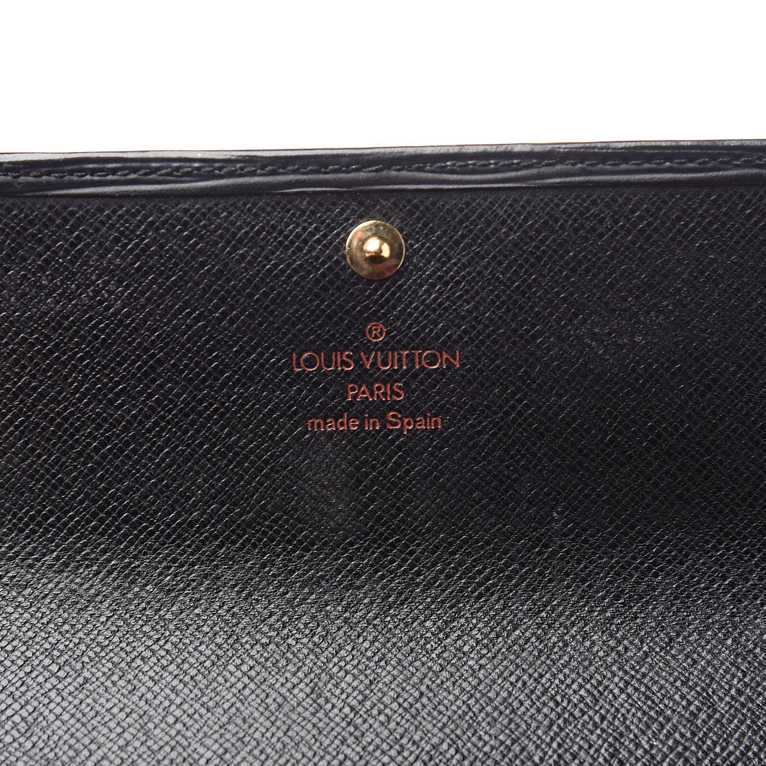 Louis Vuitton Epi Sarah Wallet Black 6 of 8