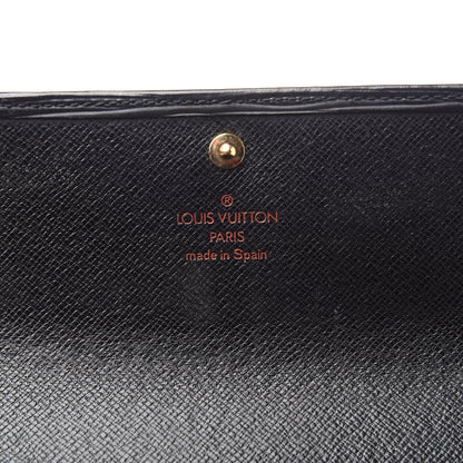 Louis Vuitton Epi Sarah Wallet Black 6 of 8