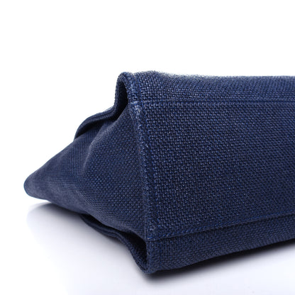 Chanel Canvas Medium Deauville Tote Dark Blue 8 of 10