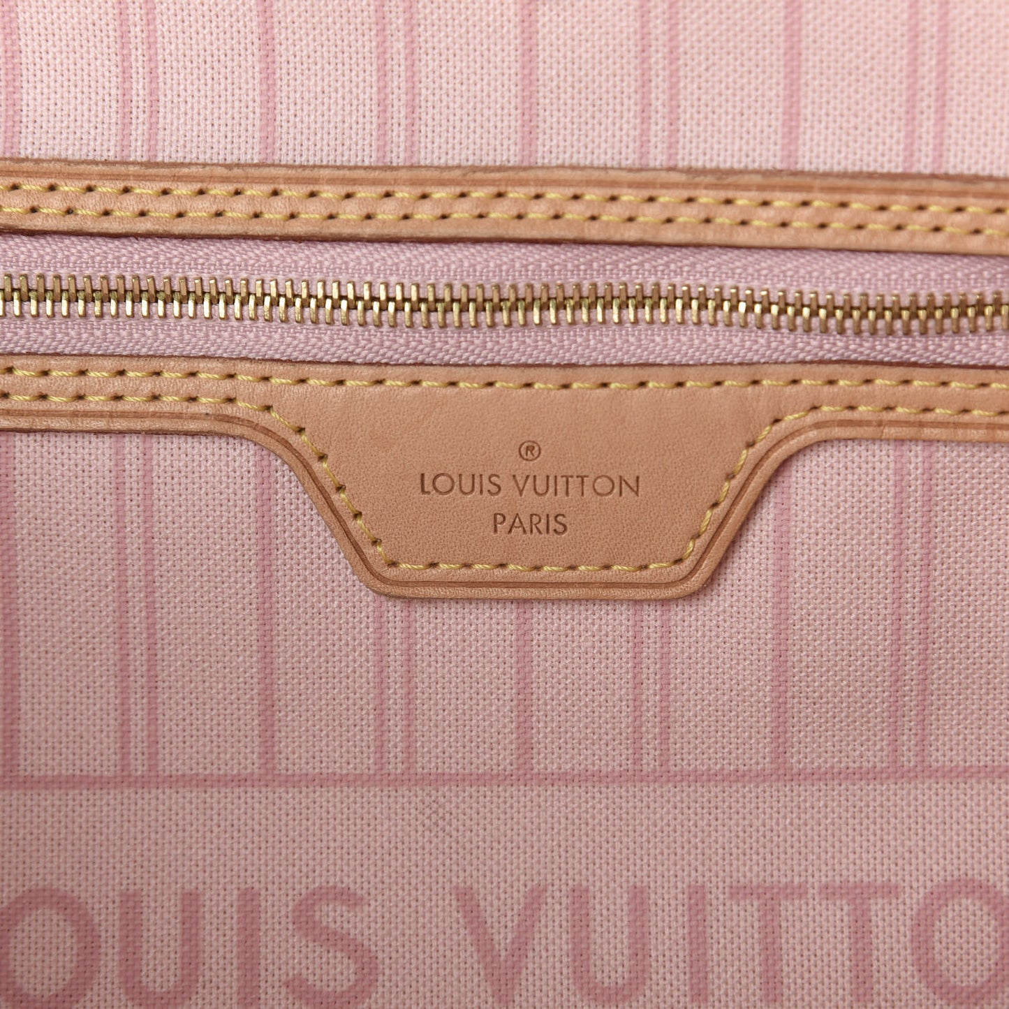 Damier Azur Neo Neverfull MM Rose Ballerine