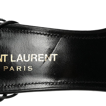 Saint Laurent Calfskin Lexi 90 Ankle Strap Sandals 36 Black 10 of 11