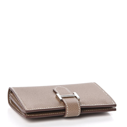 Hermes Epsom Bearn Card Holder Wallet Etoupe 4 of 7