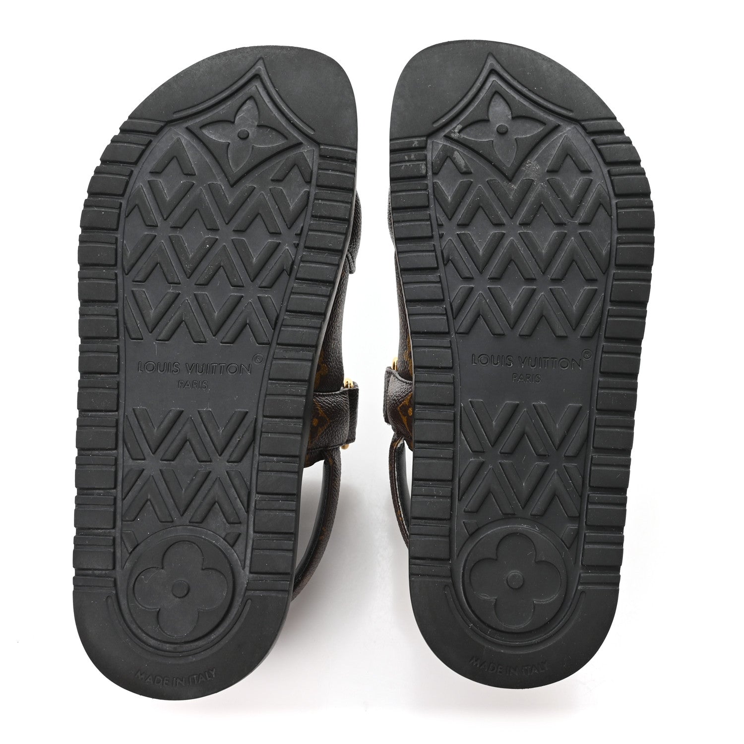 Louis Vuitton Monogram LV Sunset Comfort Flat Sandals 36 Cacao Brown 6 of 10